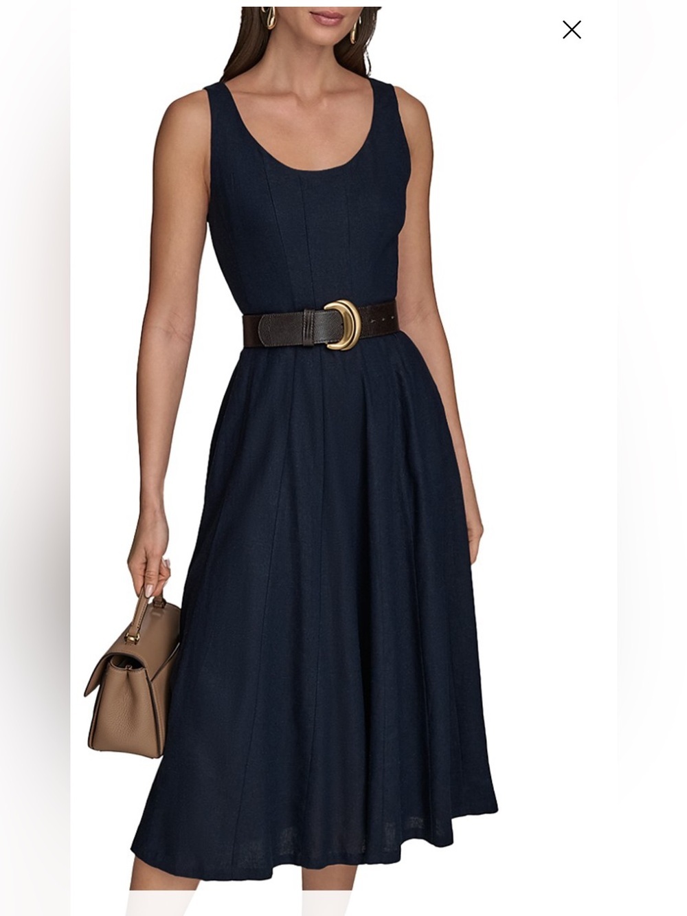 Donna Karan - A Line Belted Dress